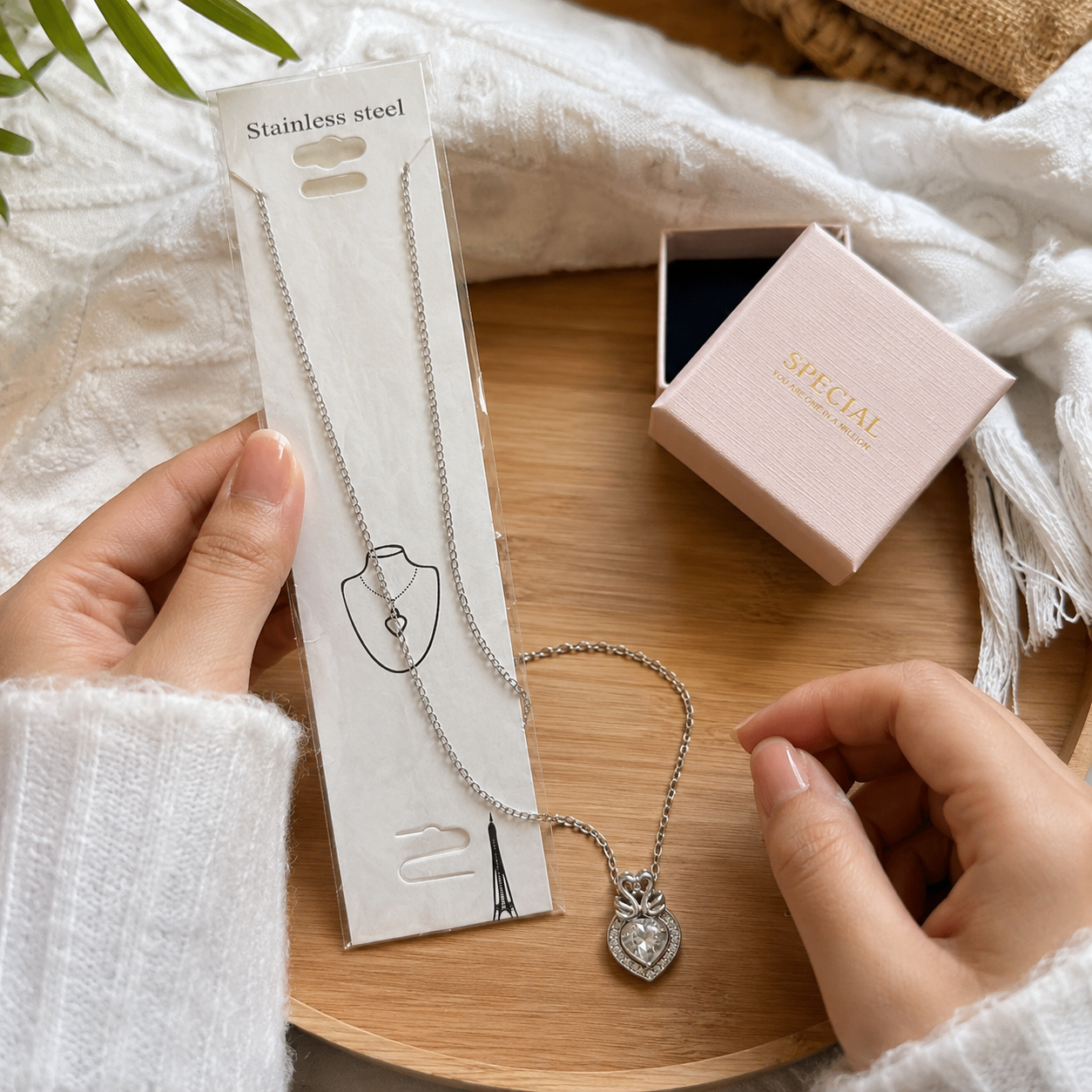 Premium Silver-Toned Swan Heart Pendant Necklace for Women & Girls | Sparkling Crystal-Studded Love Heart Charm with Delicate Chain | Elegant Fashion Jewellery for Party, Wedding, Anniversary, Birthday & Gifting