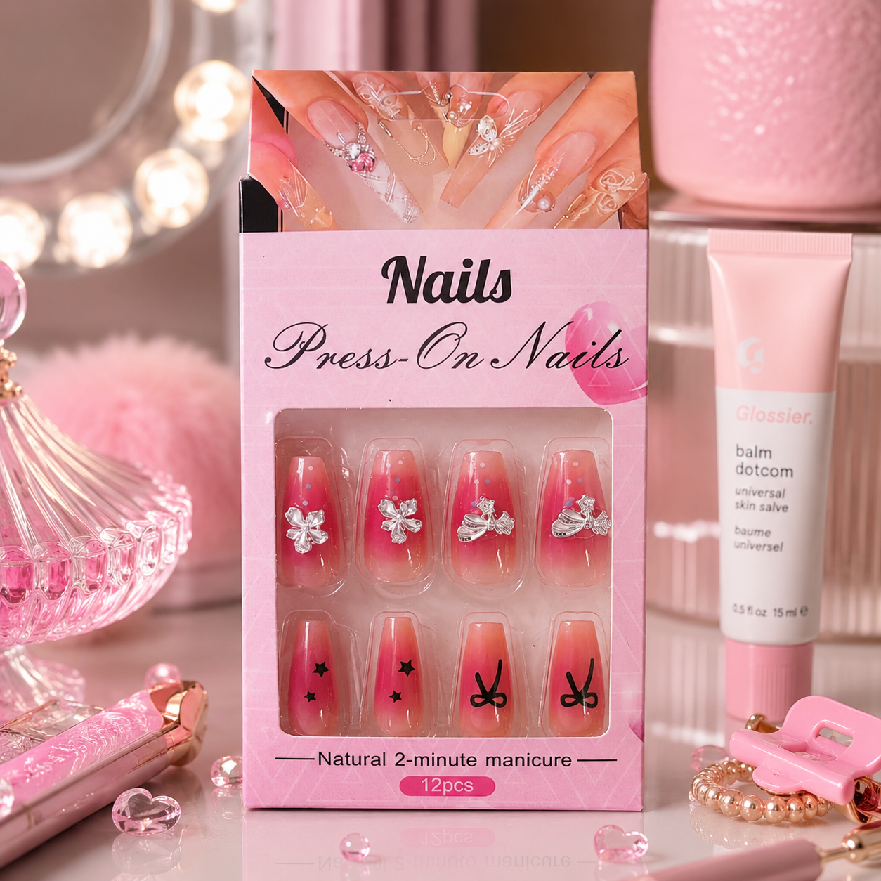 Bangle Cum Makeup Vanity Box with 11 Accessories | Jewellery & Shringar Gift Set with 24 Bangles, Lipstick, Hair Accessories, Bindi, Mehendi Cone, Pendant & Nail Extensions for Girls and Women