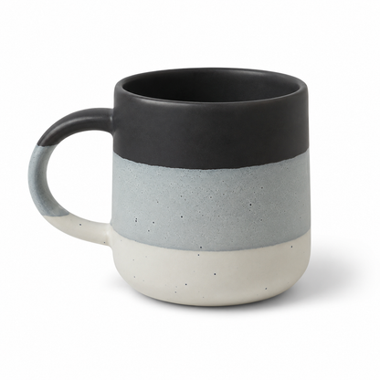 Premium Minimalist Tri-Tone Matte Ceramic Coffee Mug with Speckled Finish for Tea, Coffee, Milk, Home, Office & Gifting